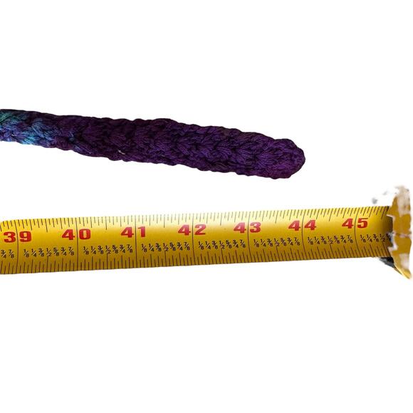 Women's Bathing Top Size Medium Purple Tie Dye Bikini Halter - Picture 4 of 9